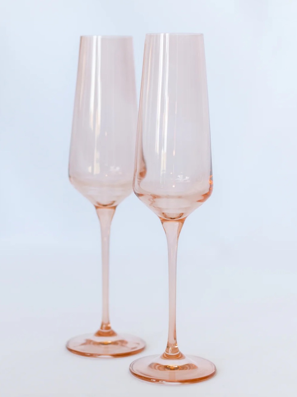 Estelle Pink Champagne Flutes (set)